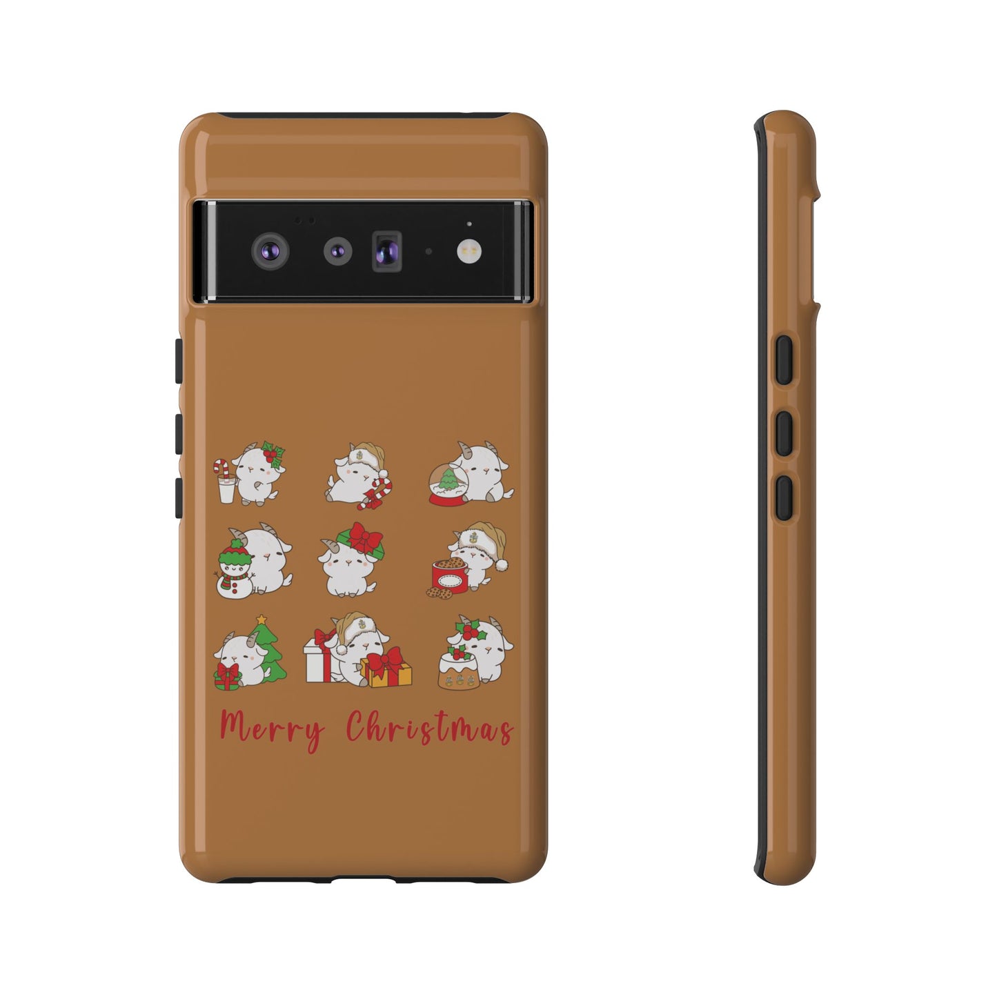Hello Goat Christmas V1 Tough Phone Case
