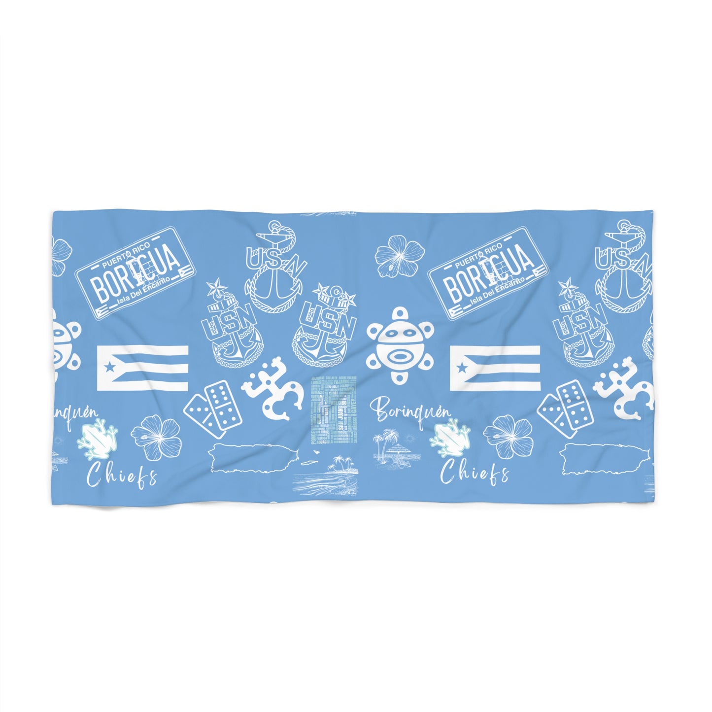 Azul Clarita Beach Towel