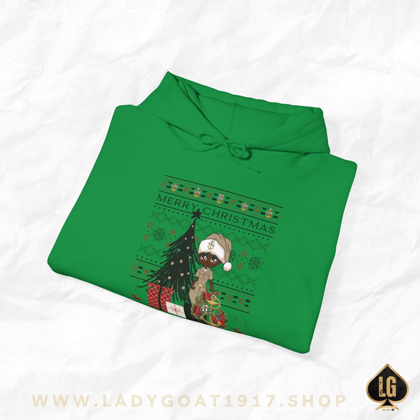 Khaki Christmas V3 Unisex Hoodie
