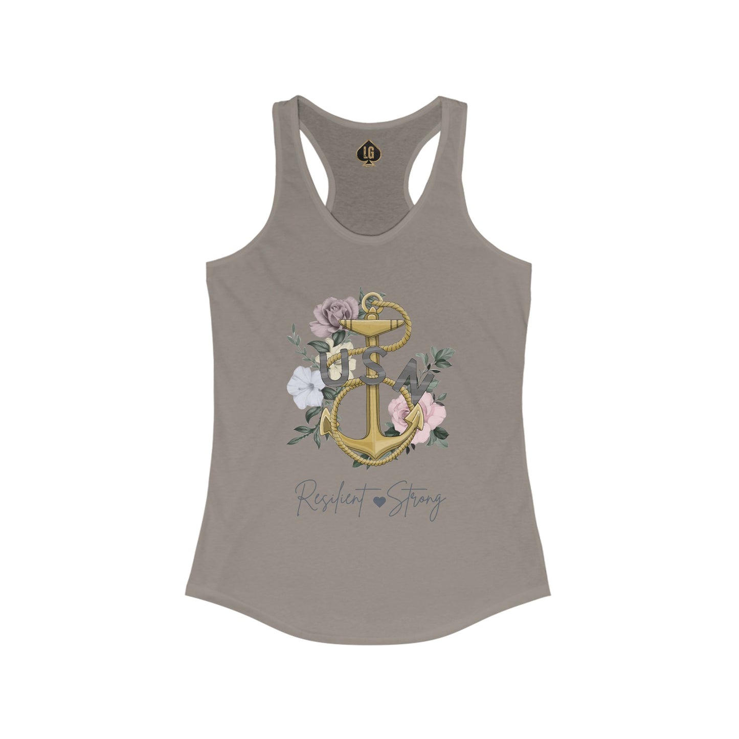 Resilient and Strong V7 Women's Ideal Racerback Tank