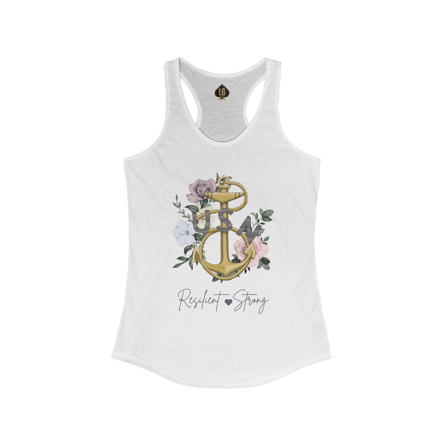 Resilient and Strong V7 Women's Ideal Racerback Tank