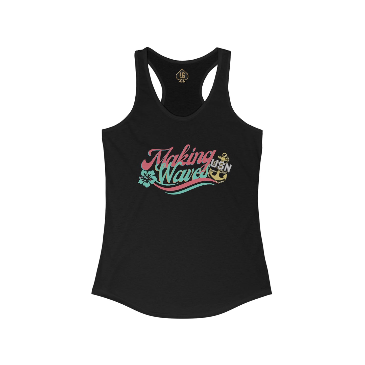 Making Waves V2 Women's Ideal Racerback Tank