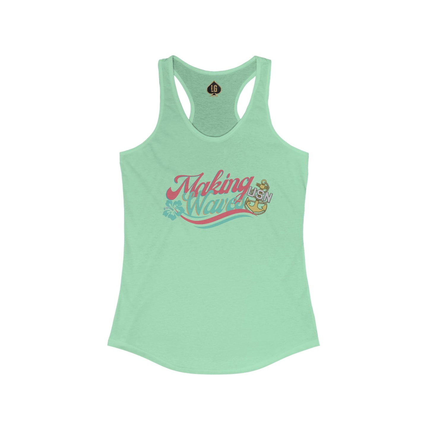 Making Waves V2 Women's Ideal Racerback Tank