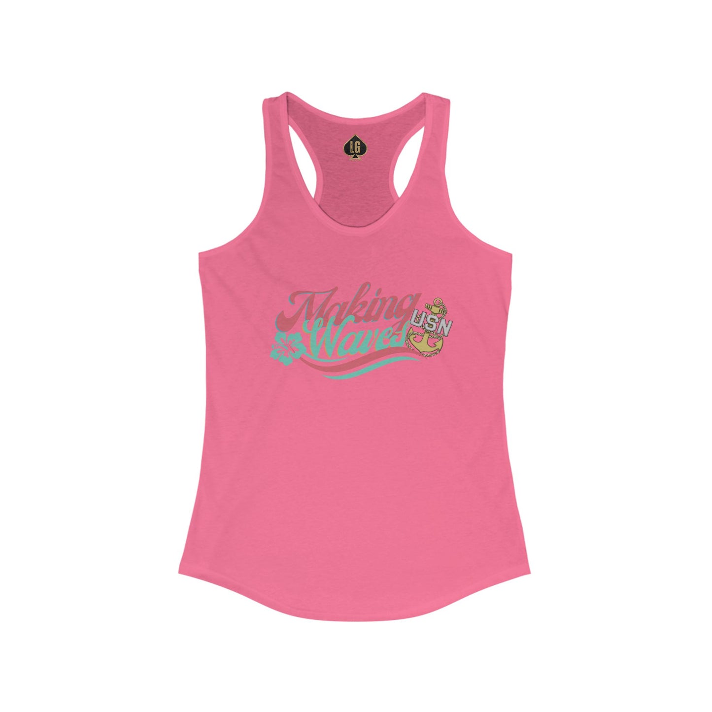 Making Waves V2 Women's Ideal Racerback Tank