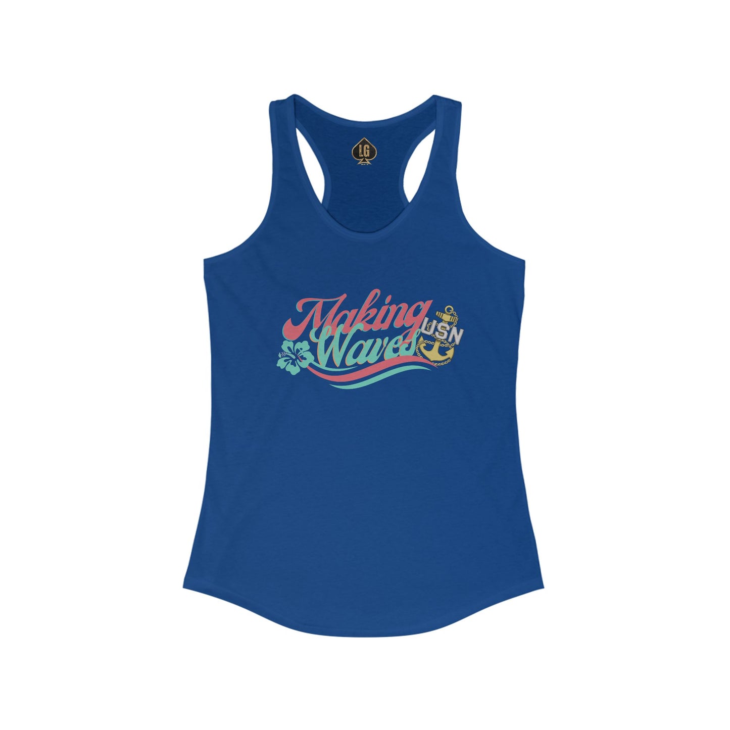 Making Waves V2 Women's Ideal Racerback Tank