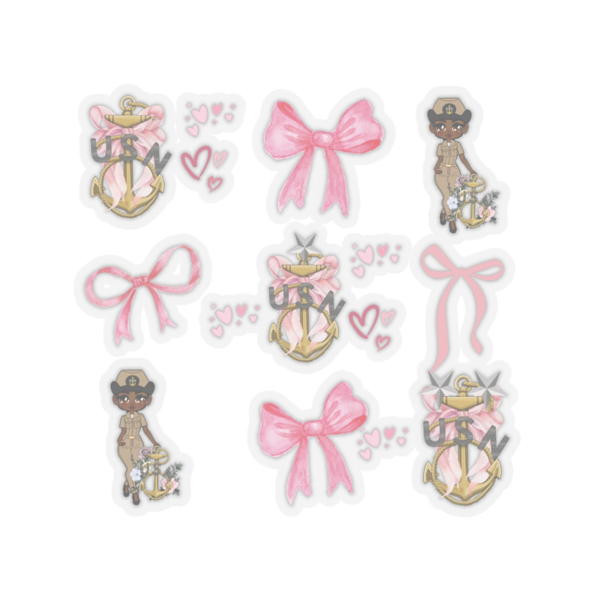 Lady Goat Coquette V4 Stickers