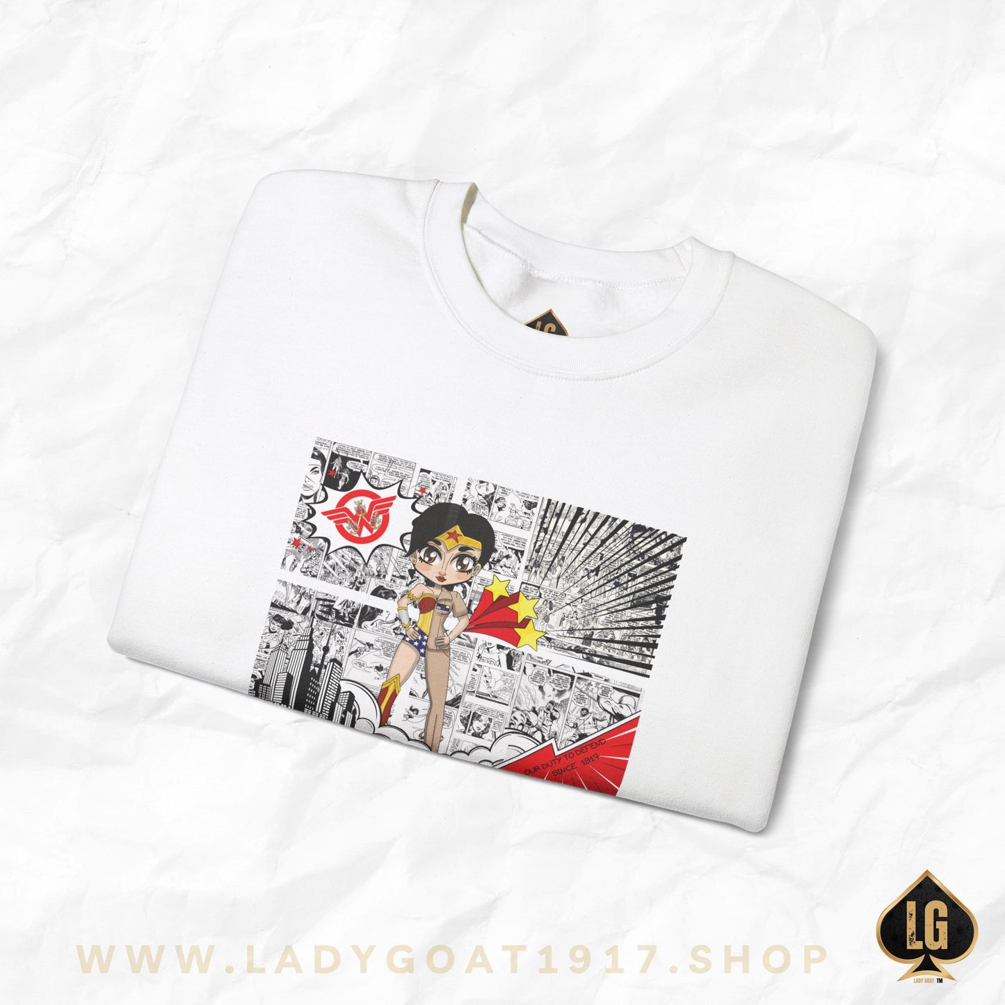 News Flash Comic V2 Crewneck Sweater