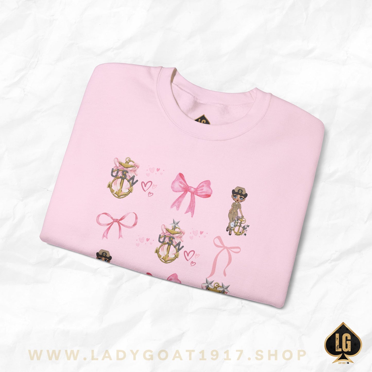 Lady Goat Coquette V5 Crewneck Sweater