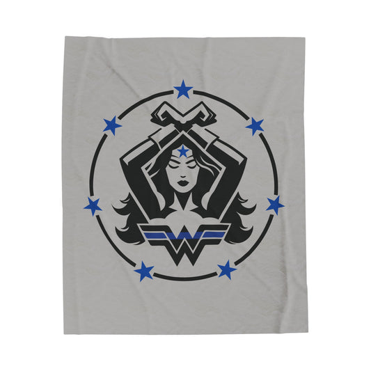 WW Blue Line Fleece Blanket V3