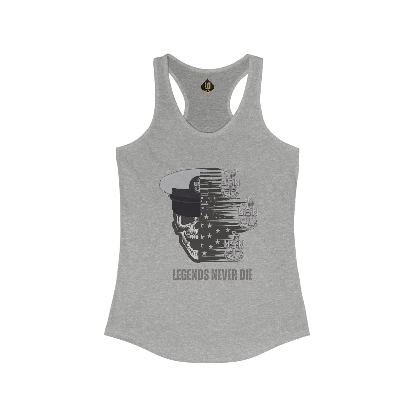Legends Never Die Women's Ideal Racerback Tank