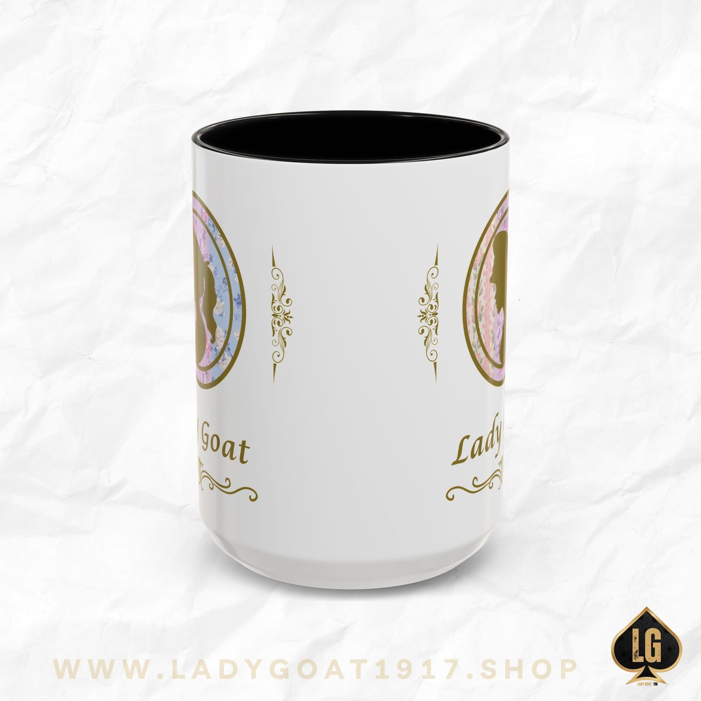 LADYGOATFANCY V4 Accent Coffee Mug 15oz
