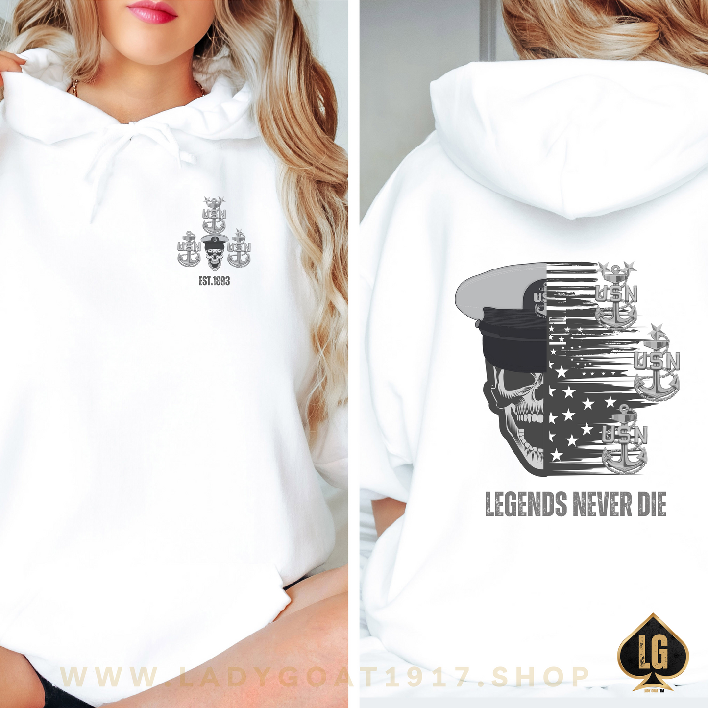 Legends Never Die Unisex Hoodie