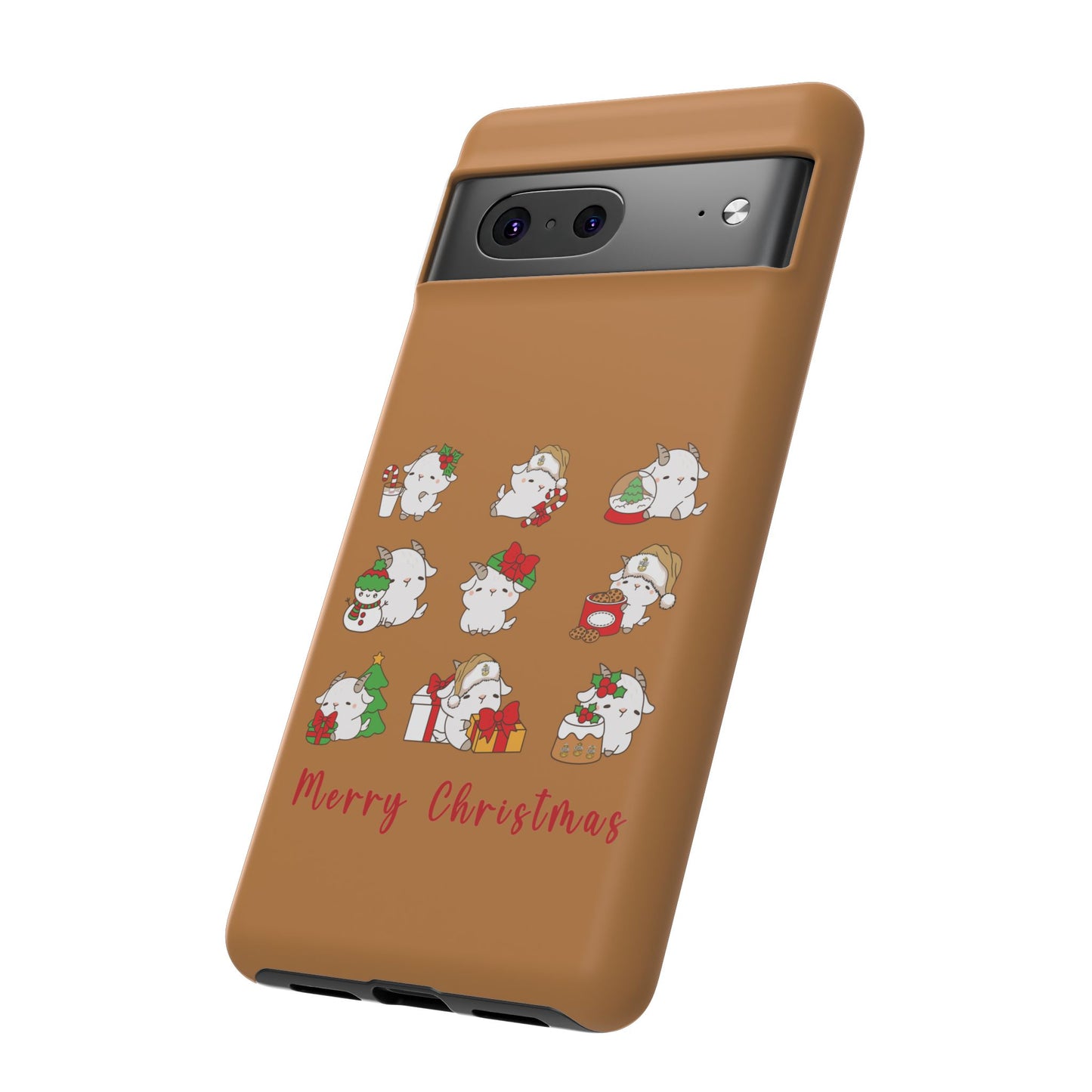 Hello Goat Christmas V1 Tough Phone Case