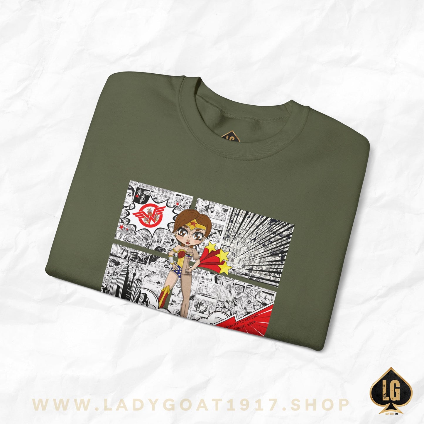 News Flash Comic V4 Crewneck Sweater