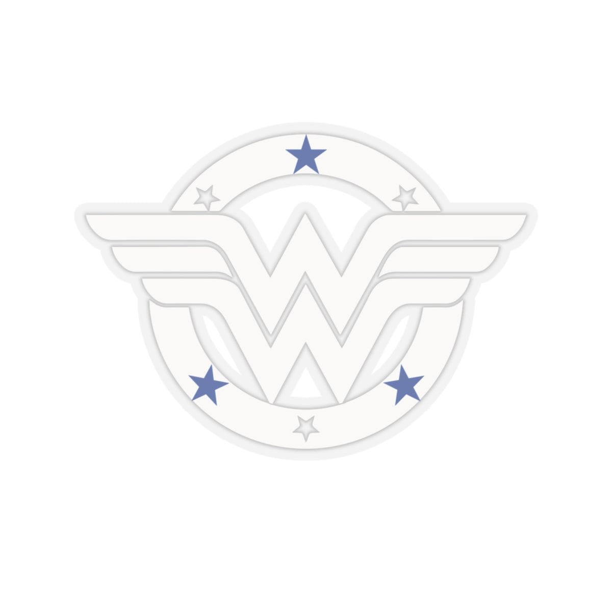 WW Blue Line Sticker V4