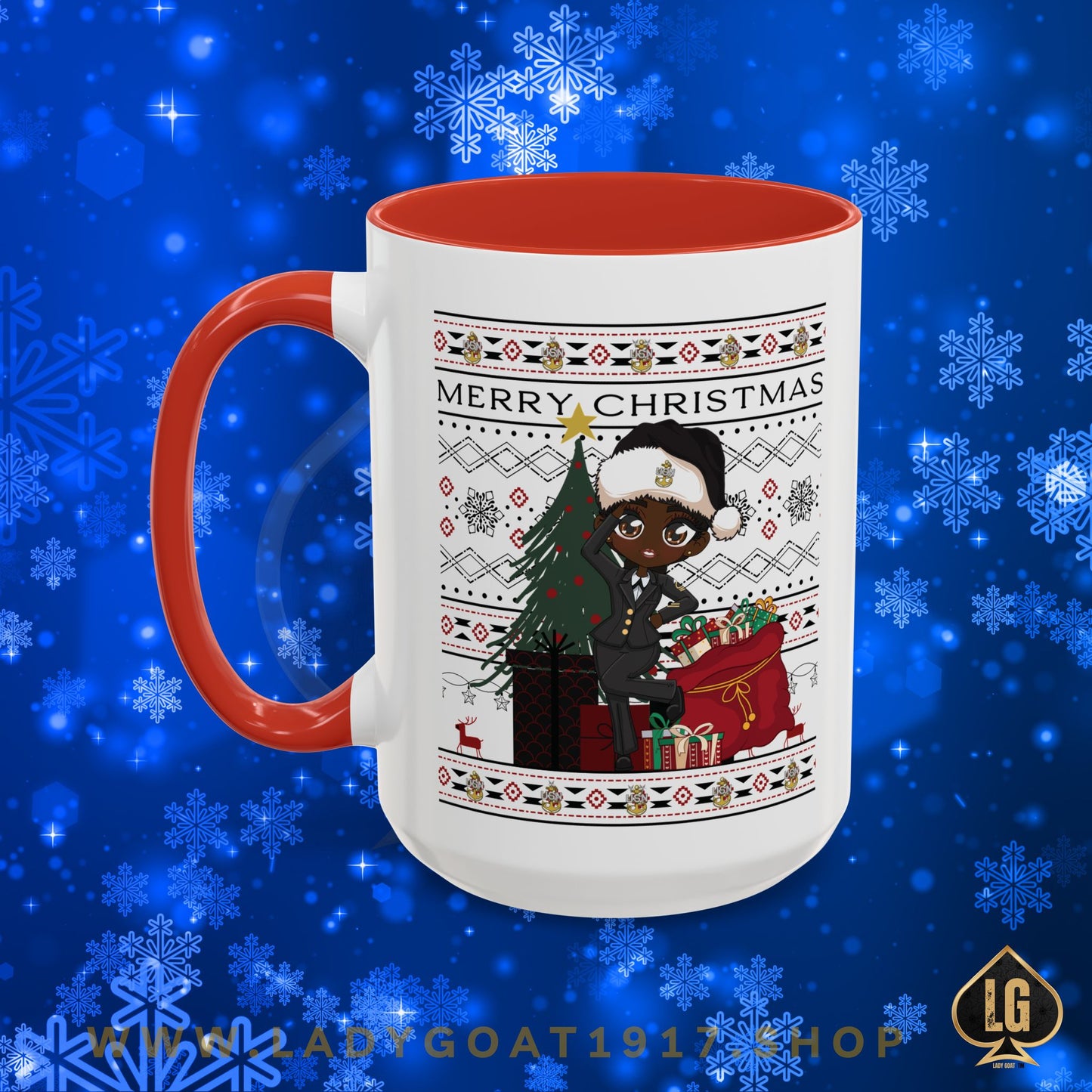 Christmas Blues V3  15oz Mug