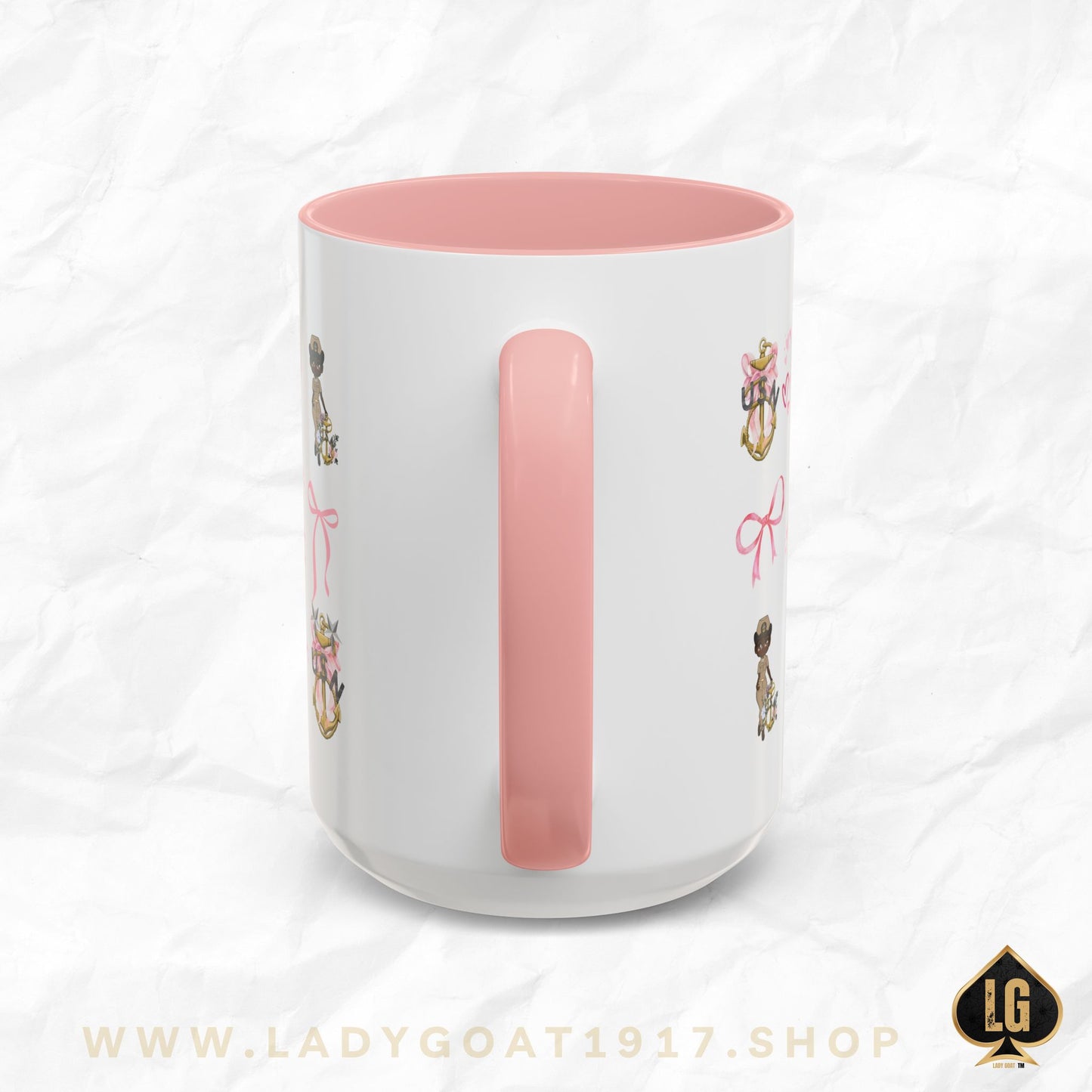 Lady Goat Coquette V3 Accent Coffee Mug 15oz
