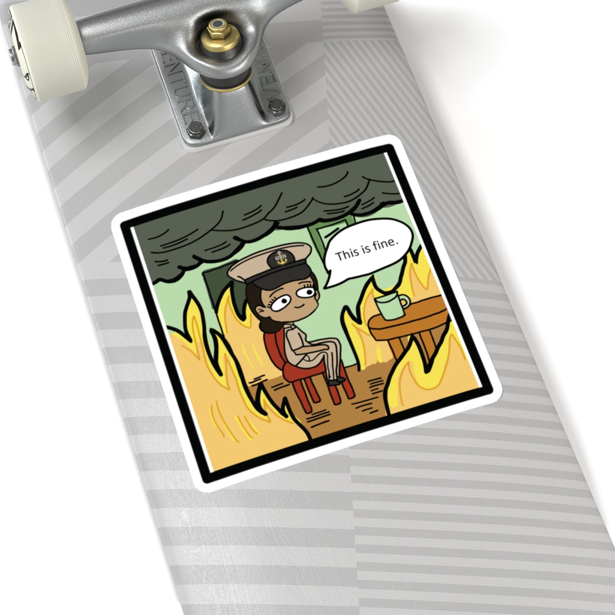This is Fine ! V1 SCPO Stickers