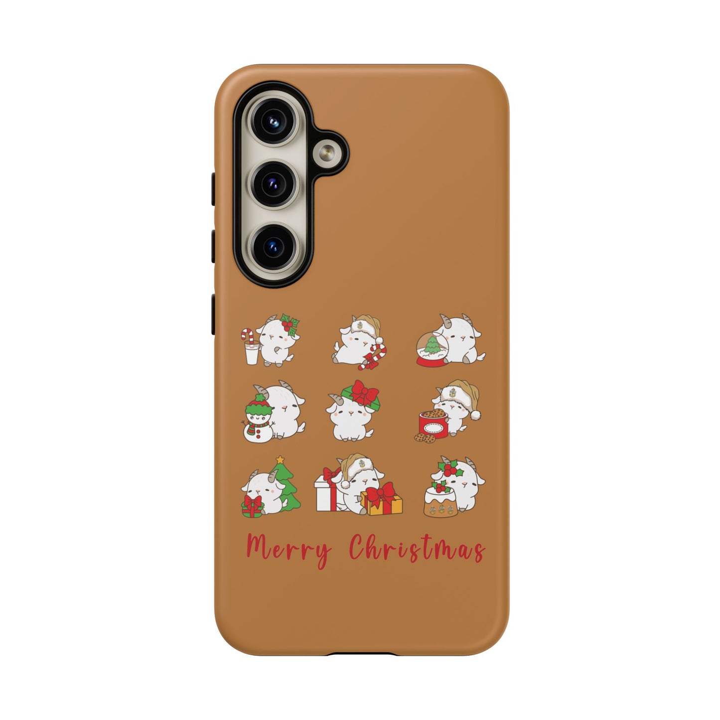 Hello Goat Christmas V1 Tough Phone Case