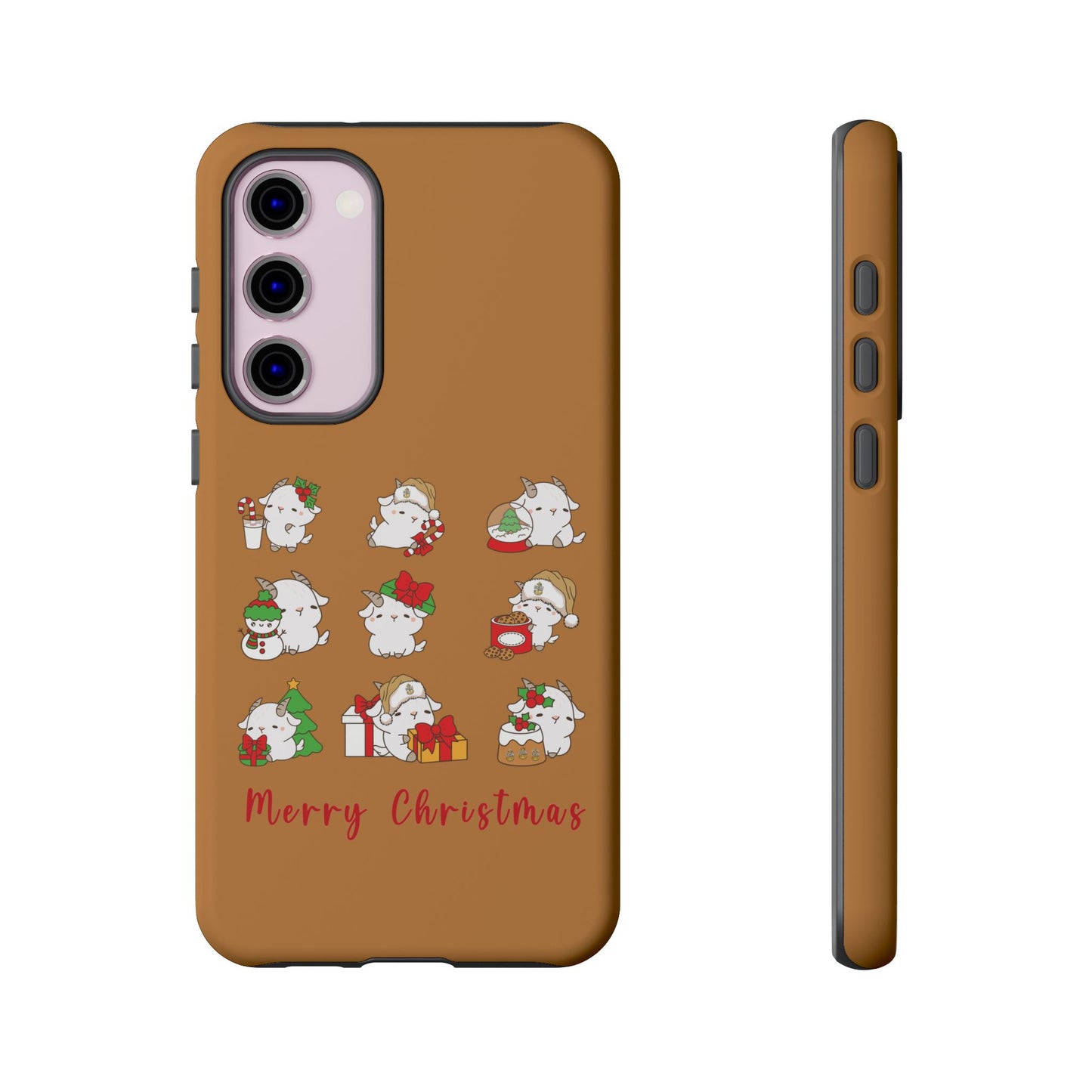 Hello Goat Christmas V1 Tough Phone Case