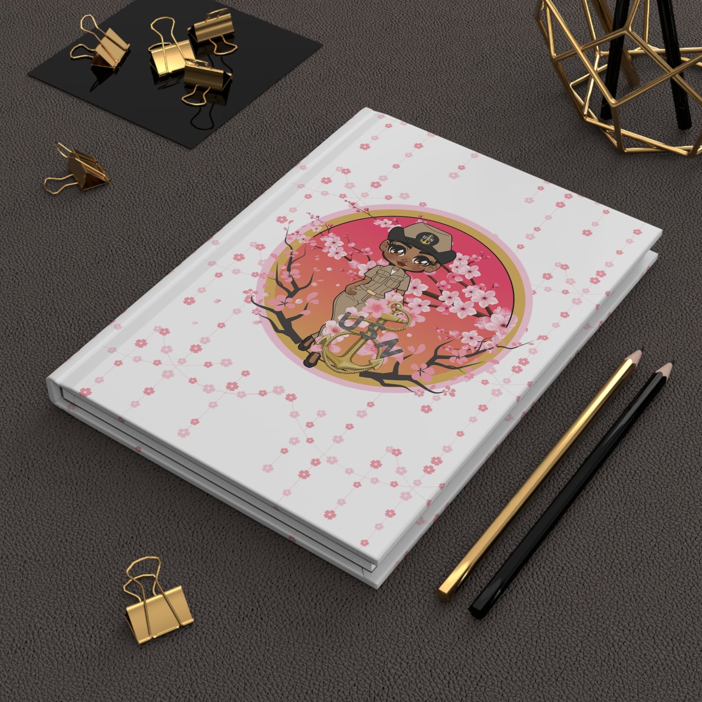 V1 Blossom Hardcover Journal Matte