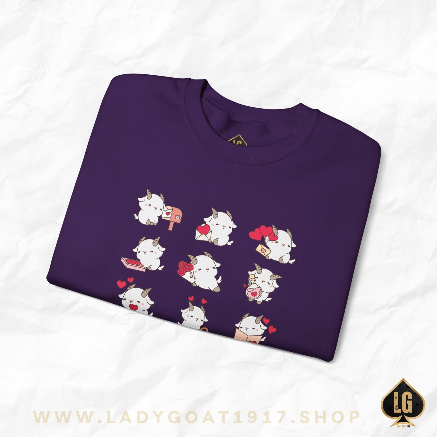 Hello Goat Valentine Crewneck Sweater