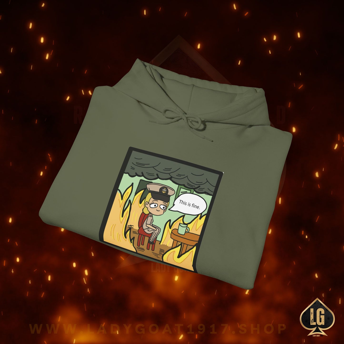 This is Fine ! V2 CPO Unisex Hoodie