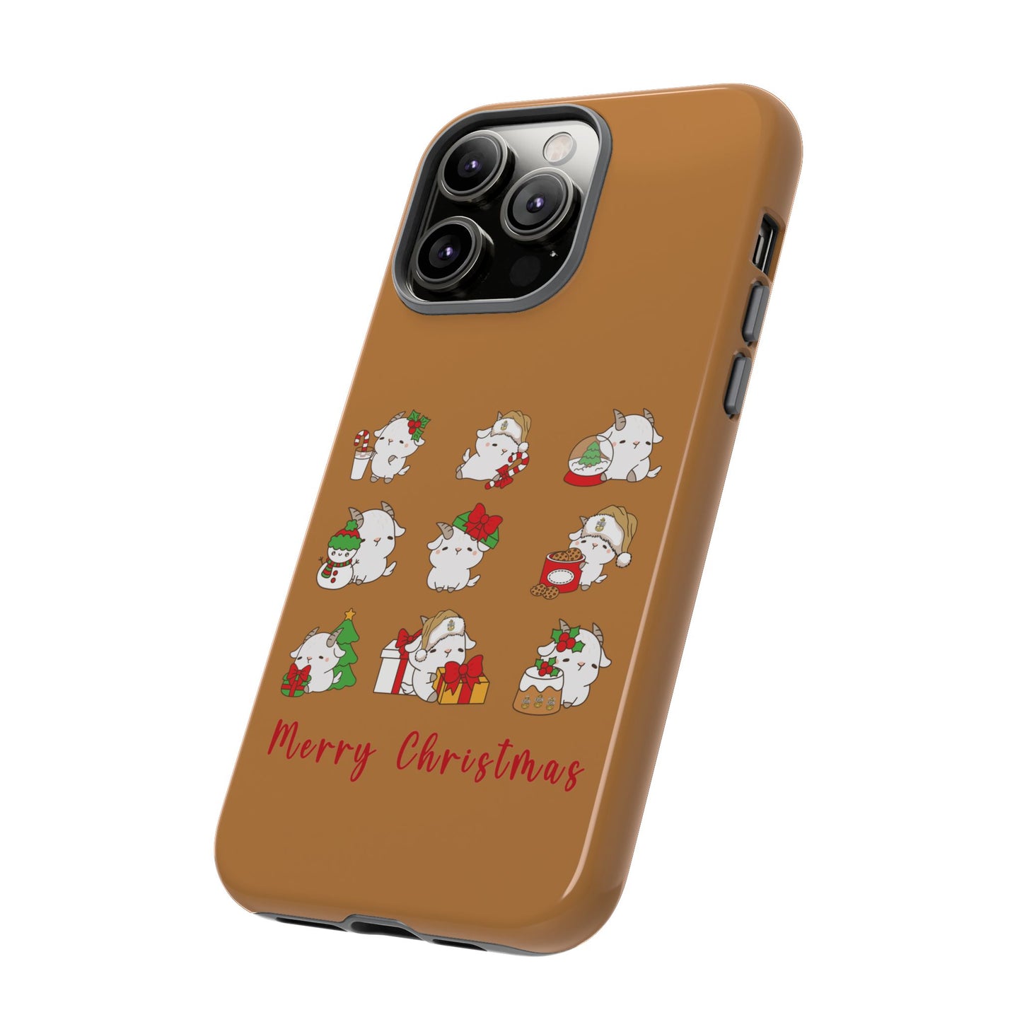 Hello Goat Christmas V1 Tough Phone Case