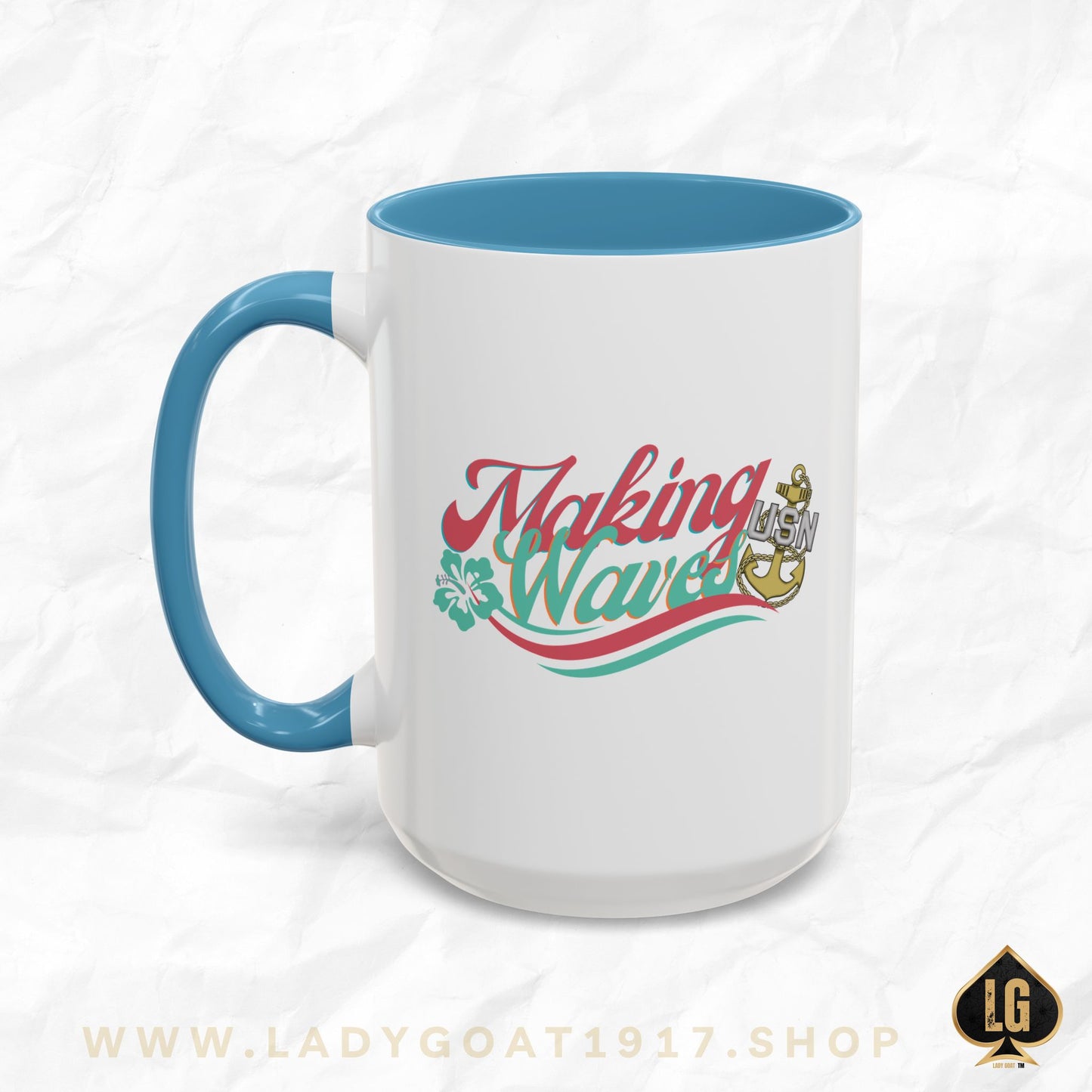 Making Waves Accent Coffee Mug 15oz