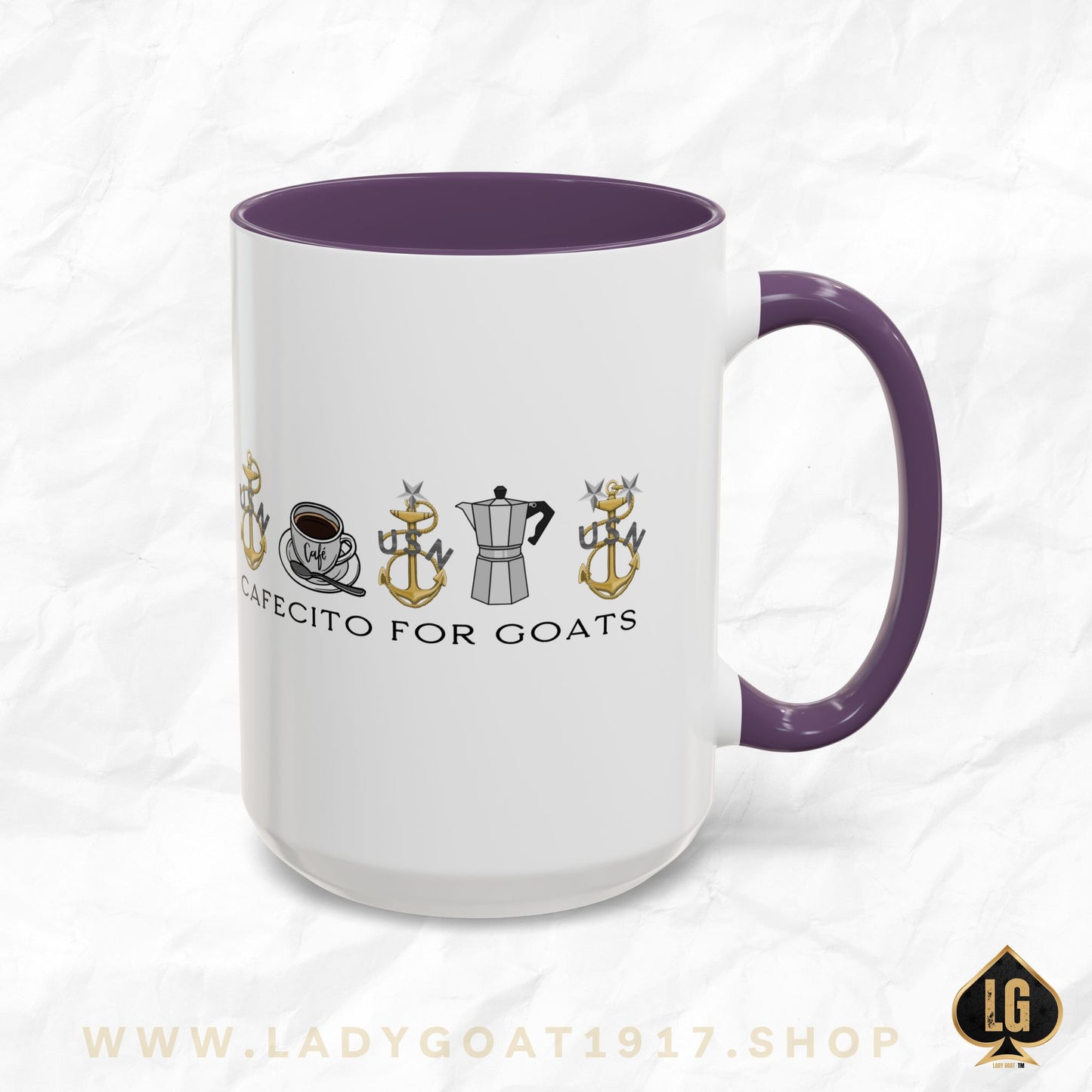 Vintage Cafecito for Goats Coffee Mug 15oz