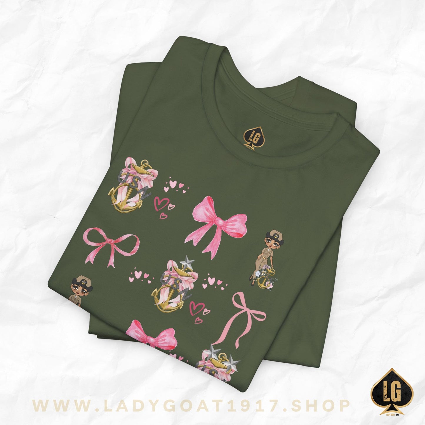 Lady Goat Coquette V1 Unisex Tee