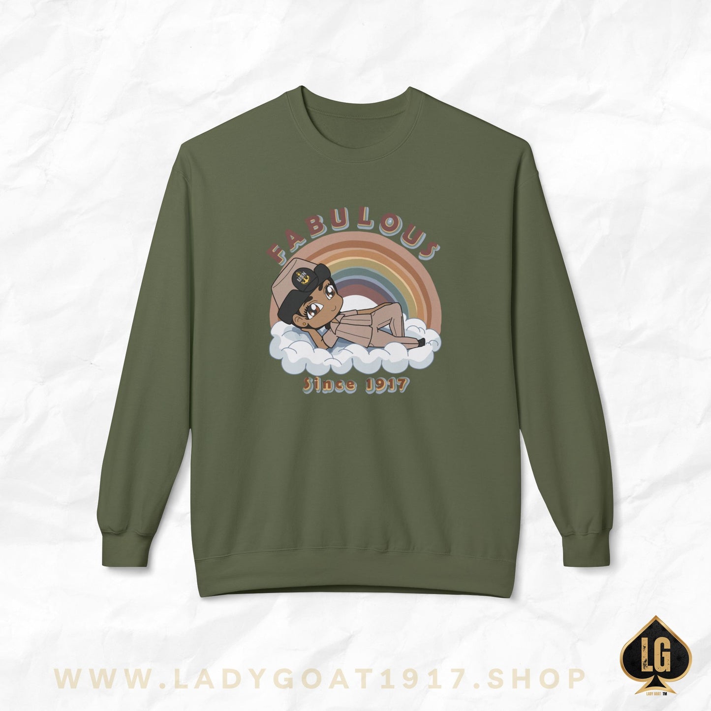 Fabulous V1 Unizex Softstyle Fleece Sweatshirt