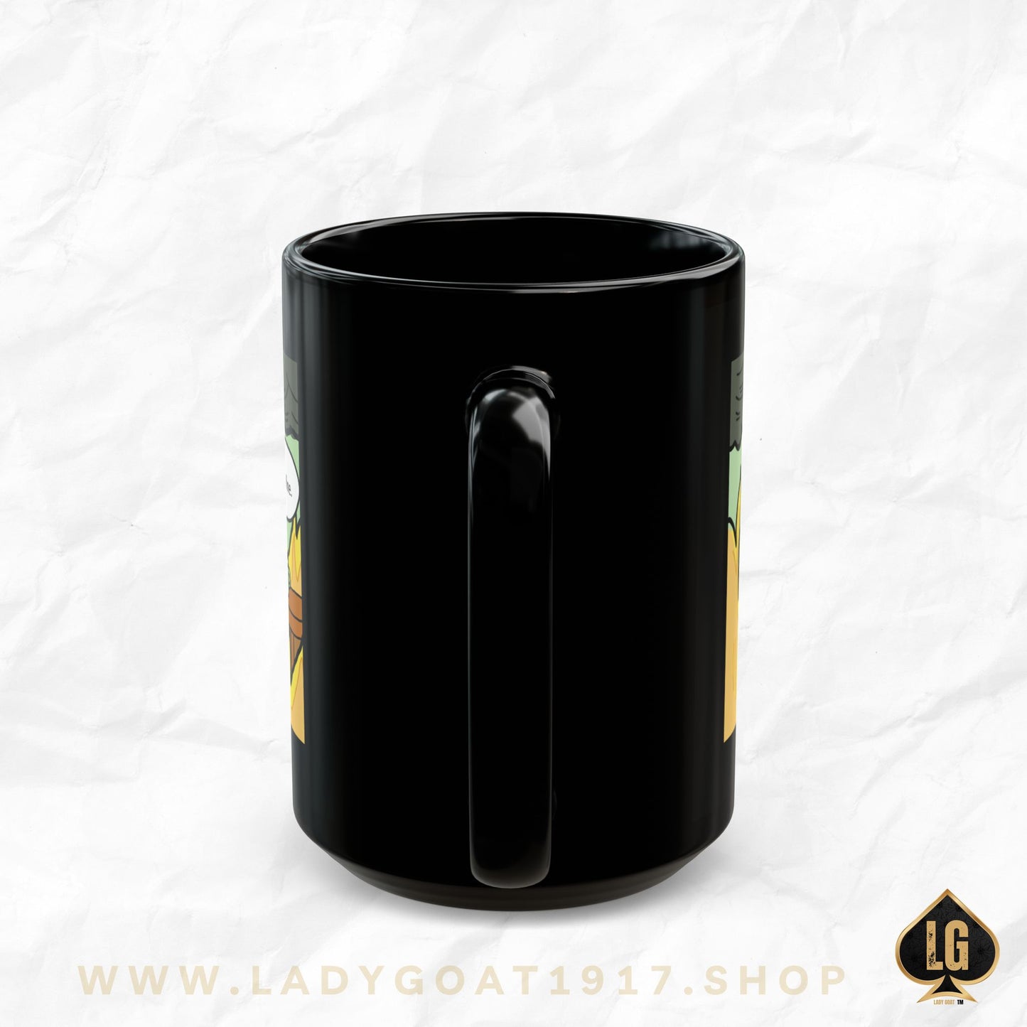 This is Fine !  V1 CPO Black Mug