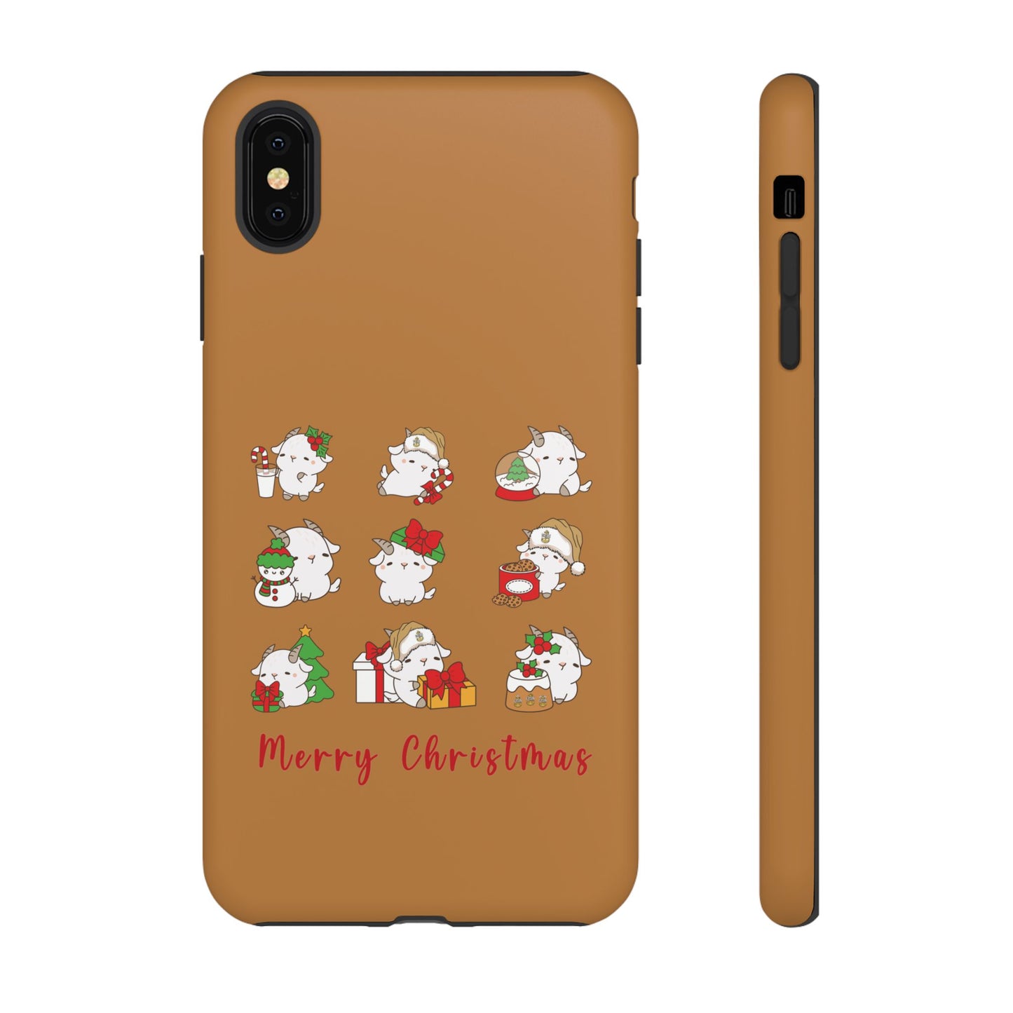 Hello Goat Christmas V1 Tough Phone Case