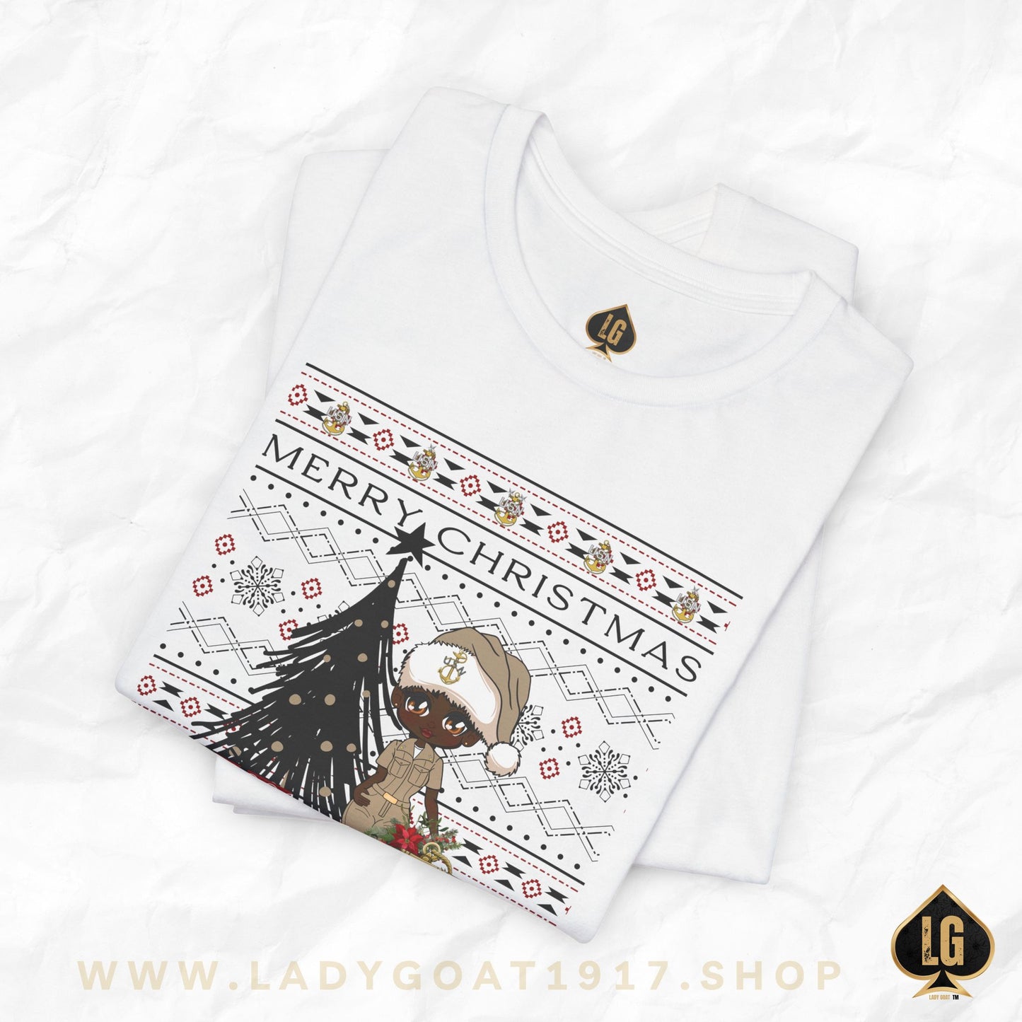 Khaki Christmas V3 Unisex Tee