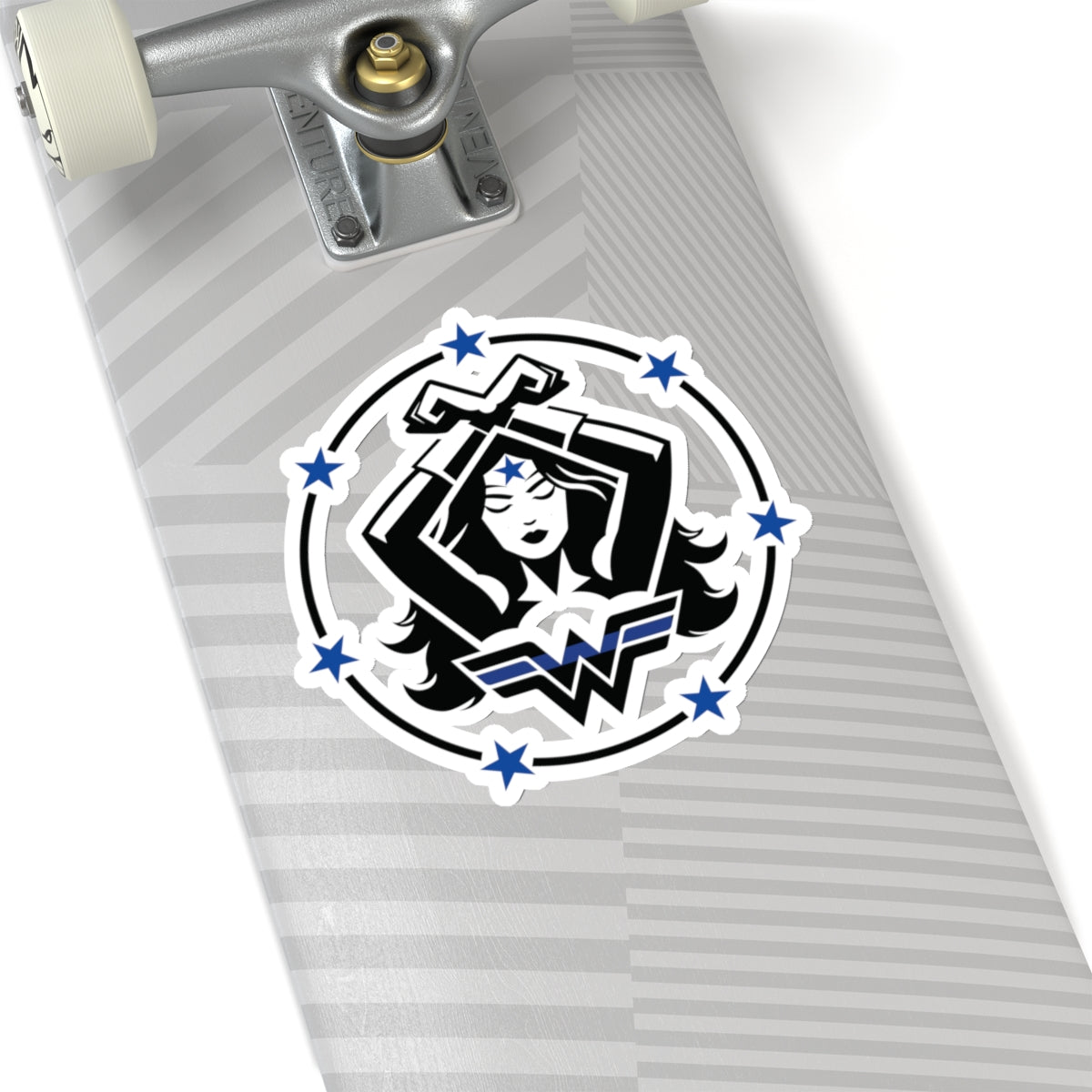 WW Blue Line Sticker V1