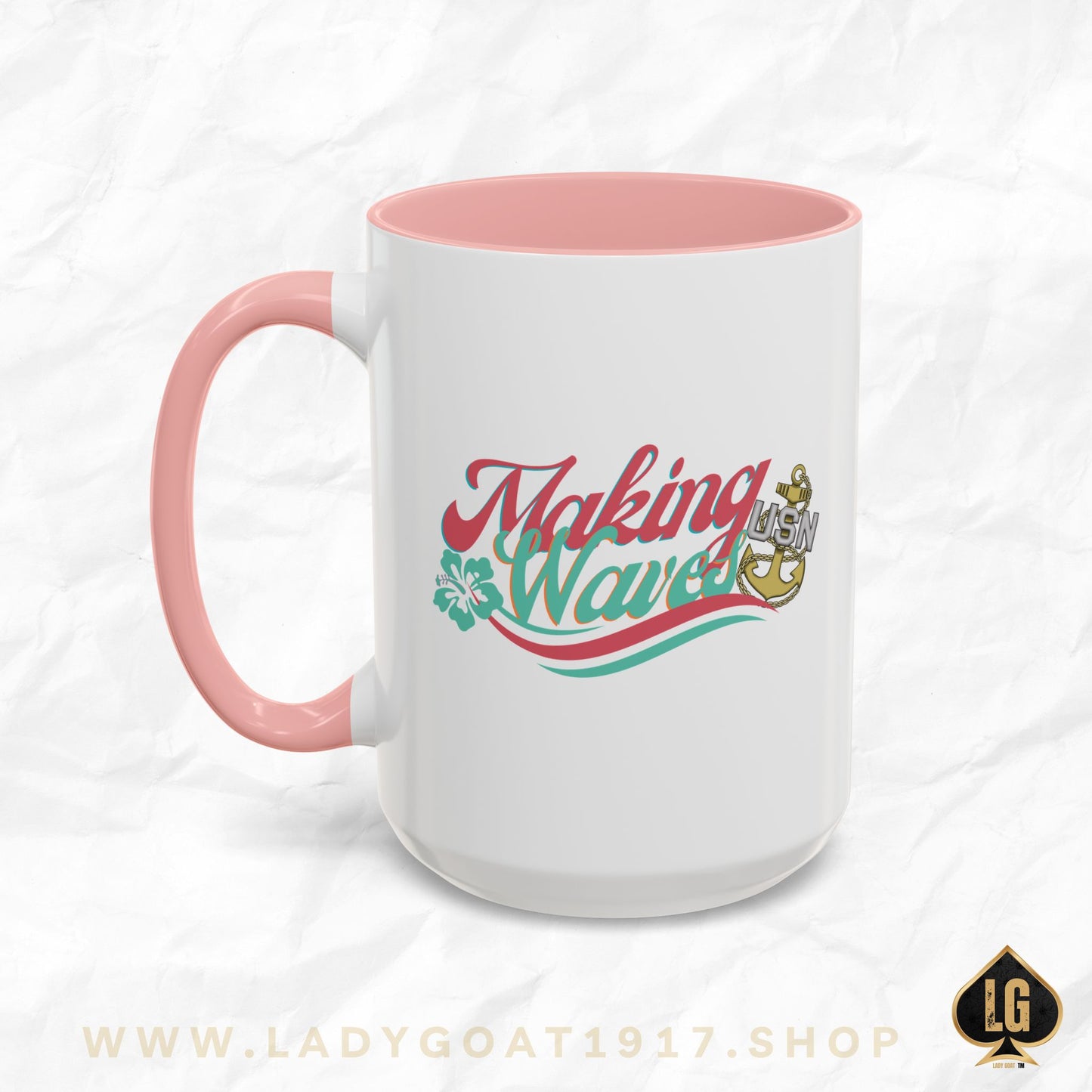 Making Waves Accent Coffee Mug 15oz