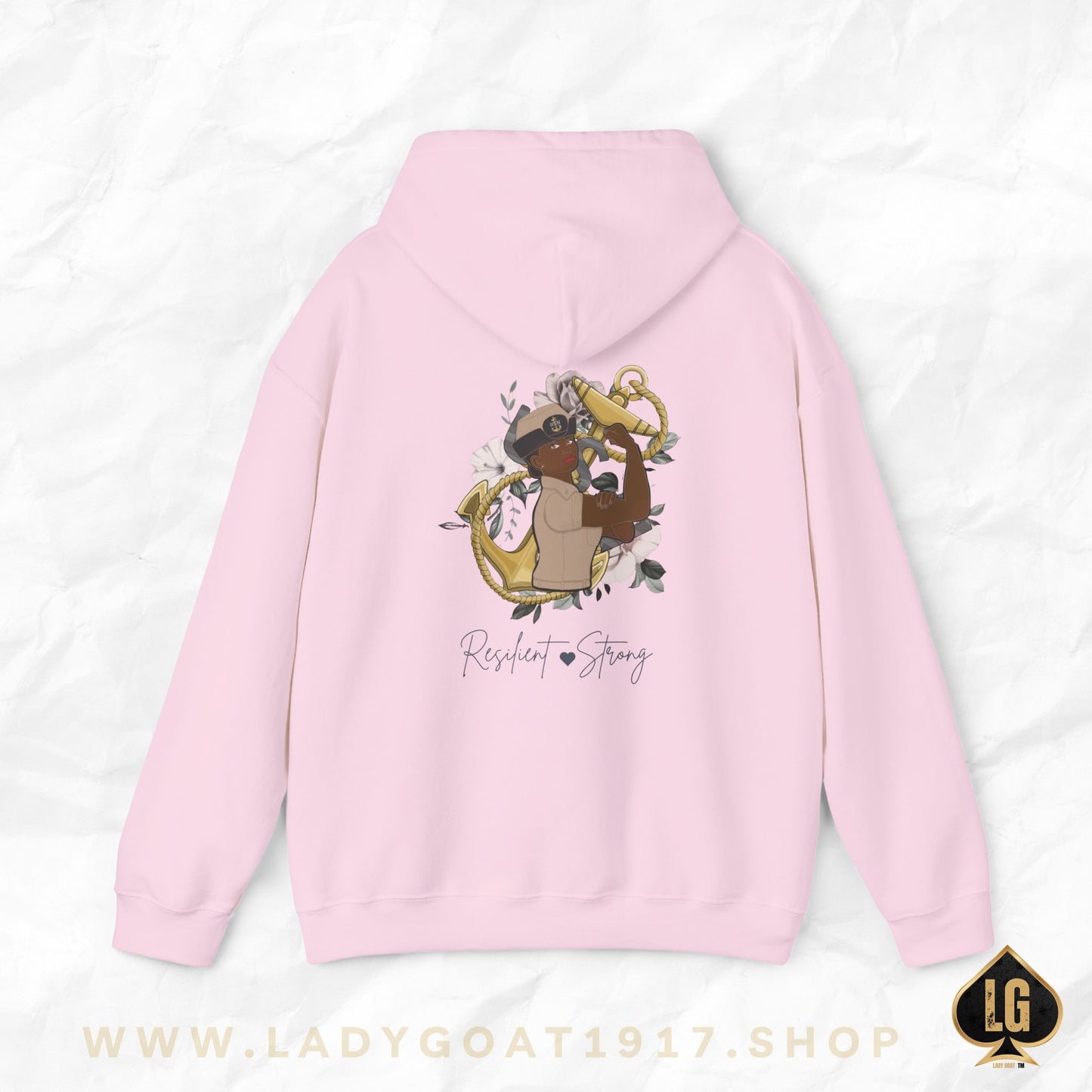 Resilient and Strong V5 Bucket Unisex Hoodie