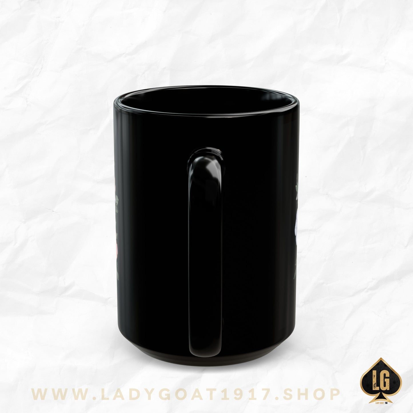 Navy Officer Black Mug
