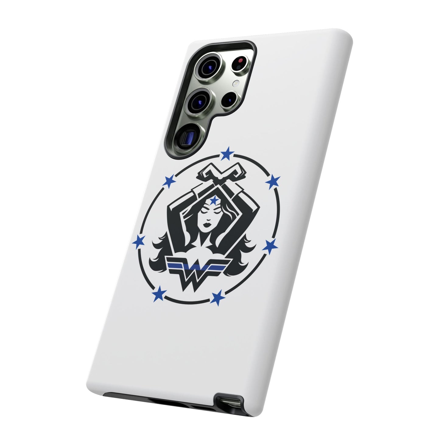 WW Blue Line Tough Phone Case V2