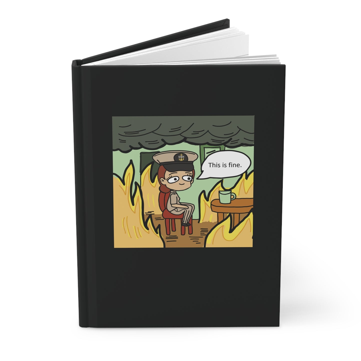 This is Fine ! V3 CPO Hardcover Journal Matte