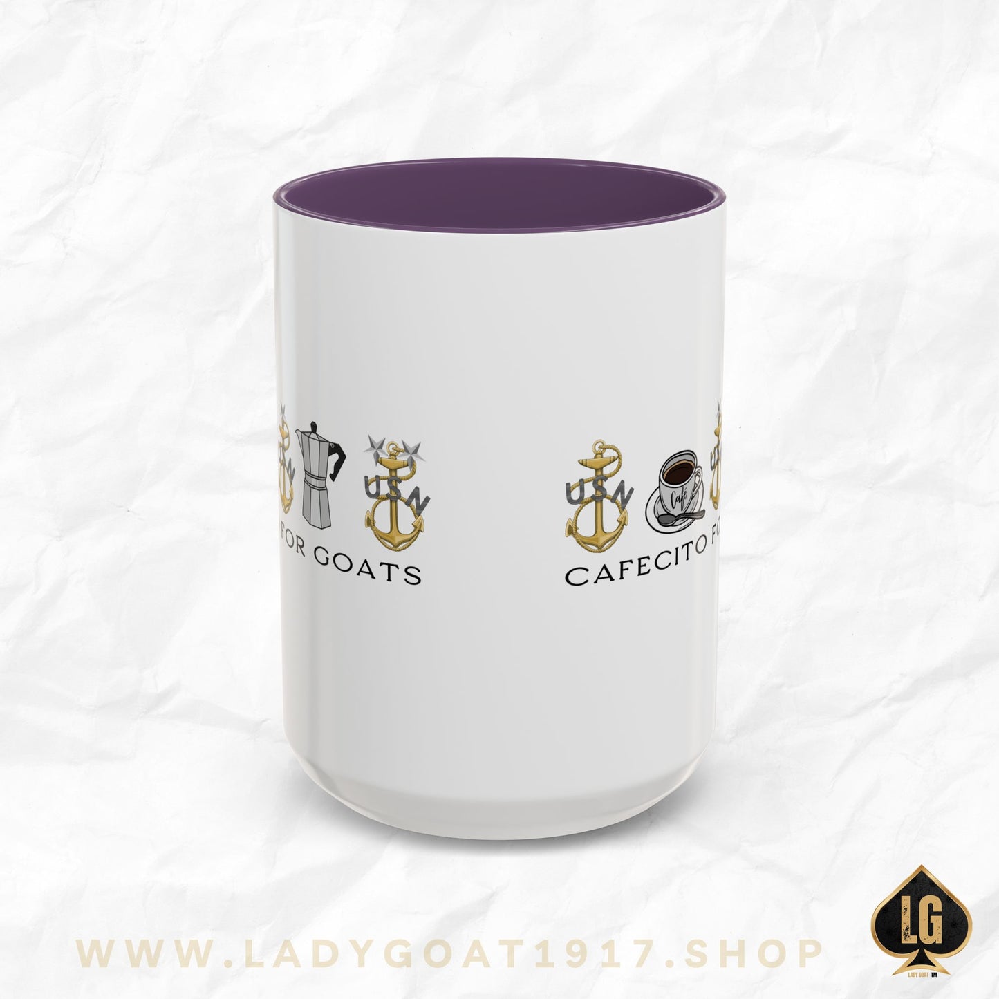 Vintage Cafecito for Goats Coffee Mug 15oz