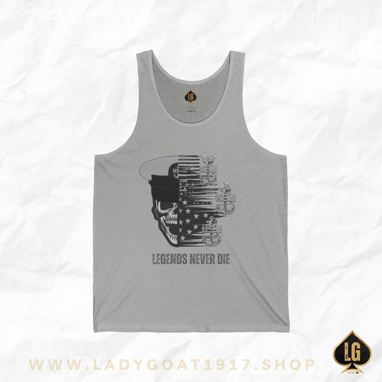 Legends Never Die Unisex Tank Top