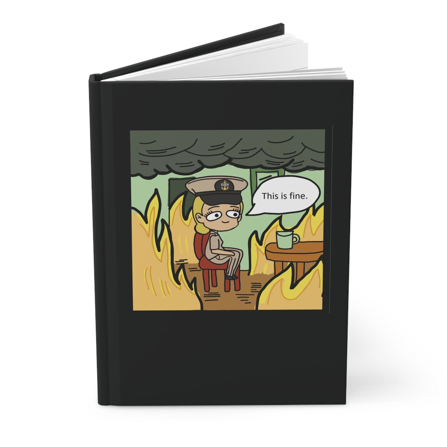 This is Fine ! V2 CPO Hardcover Journal Matte