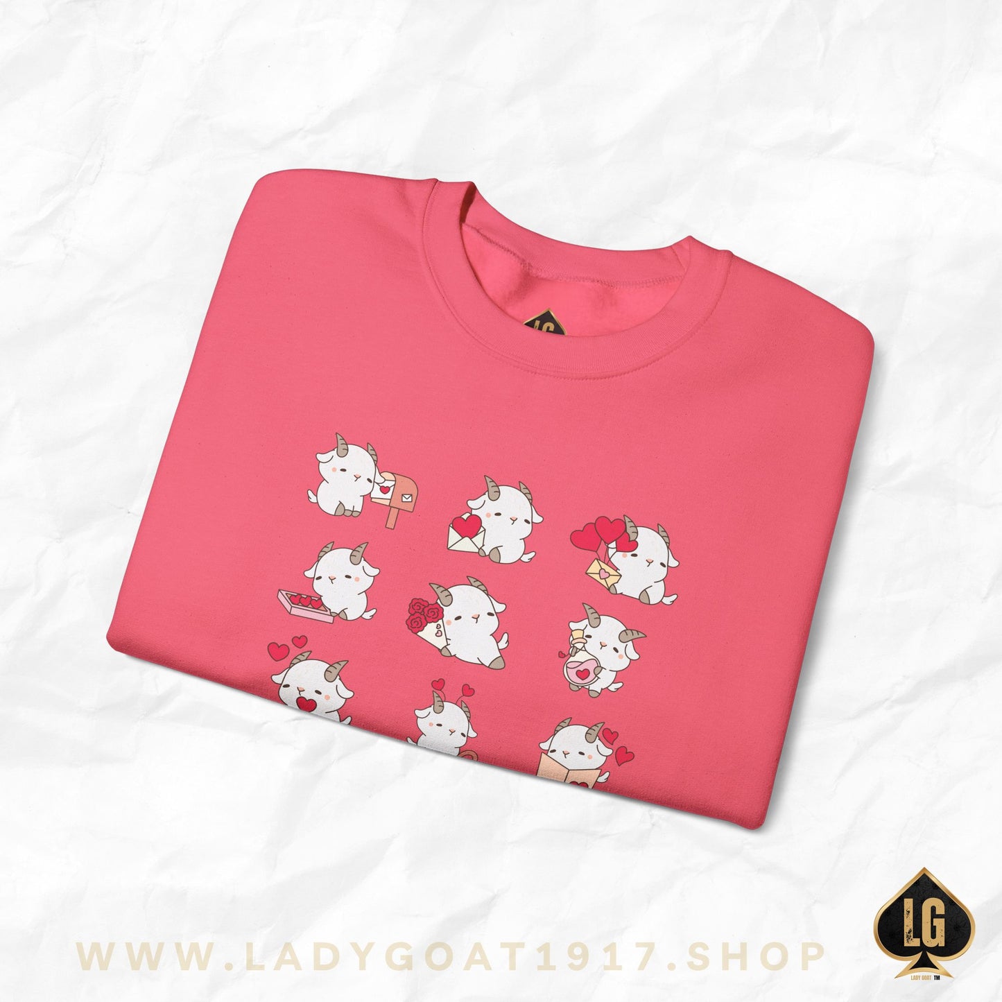 Hello Goat Valentine Crewneck Sweater