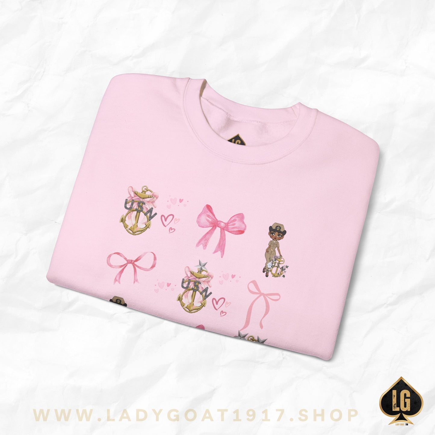 Lady Goat Coquette V2 Crewneck Sweater