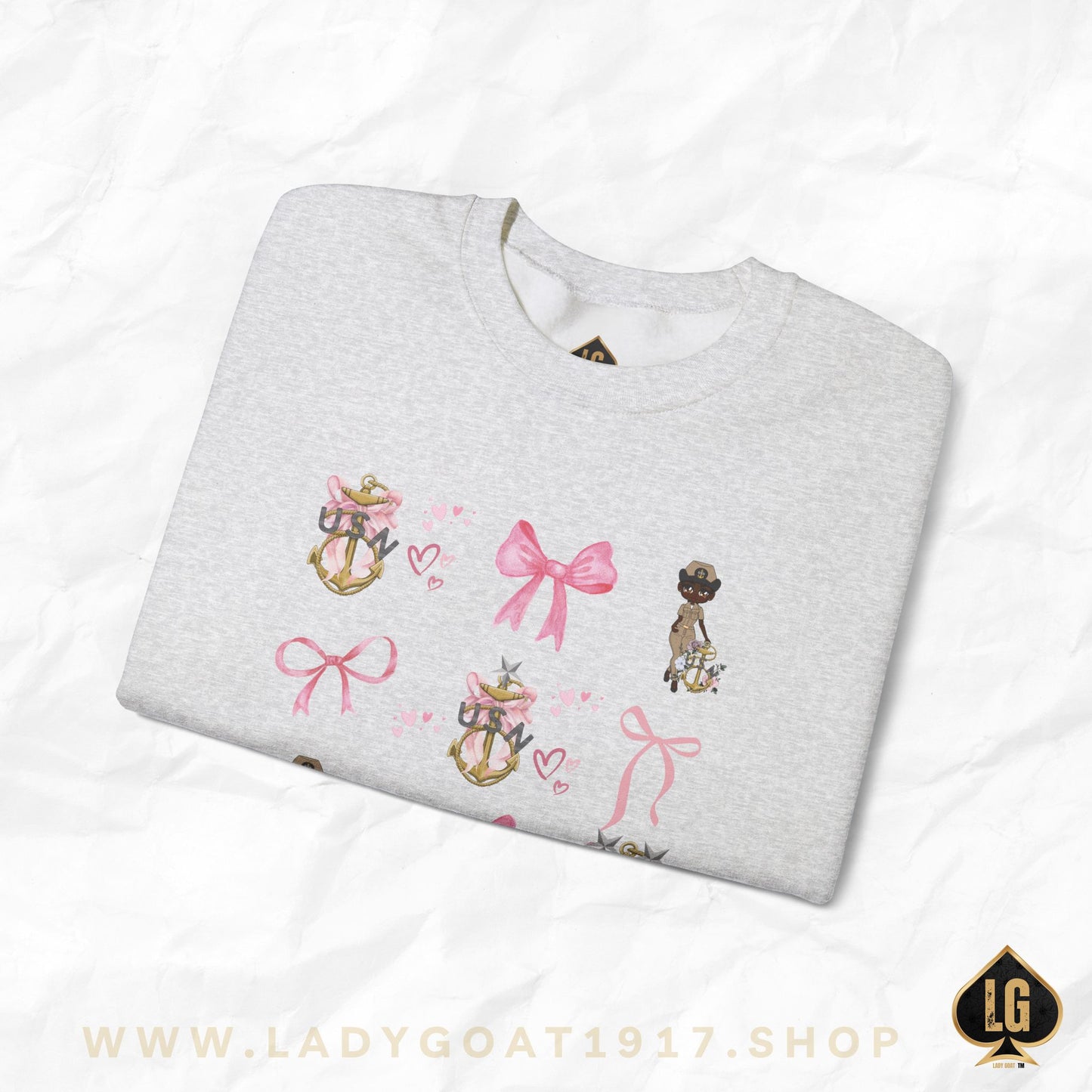 Lady Goat Coquette V3 Crewneck Sweater