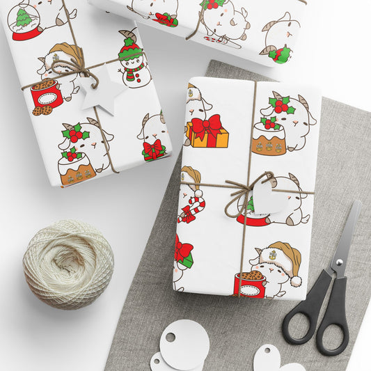 Hello Goat Christmas Wrapping Papers