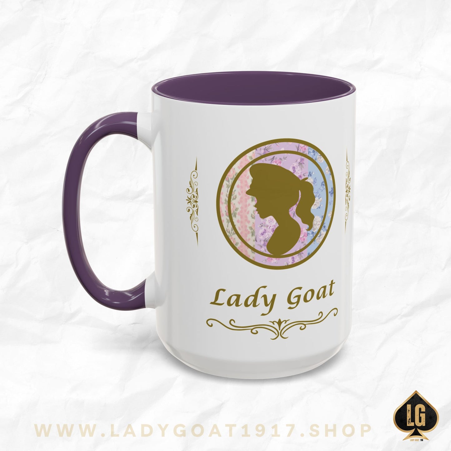 LADYGOATFANCY V4 Accent Coffee Mug 15oz