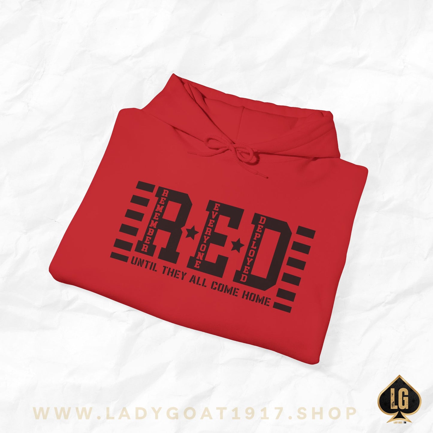 RED Unisex Hoodie